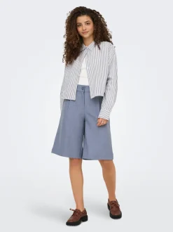 ONLLINDA Hög midja Lös passform Bermudashorts