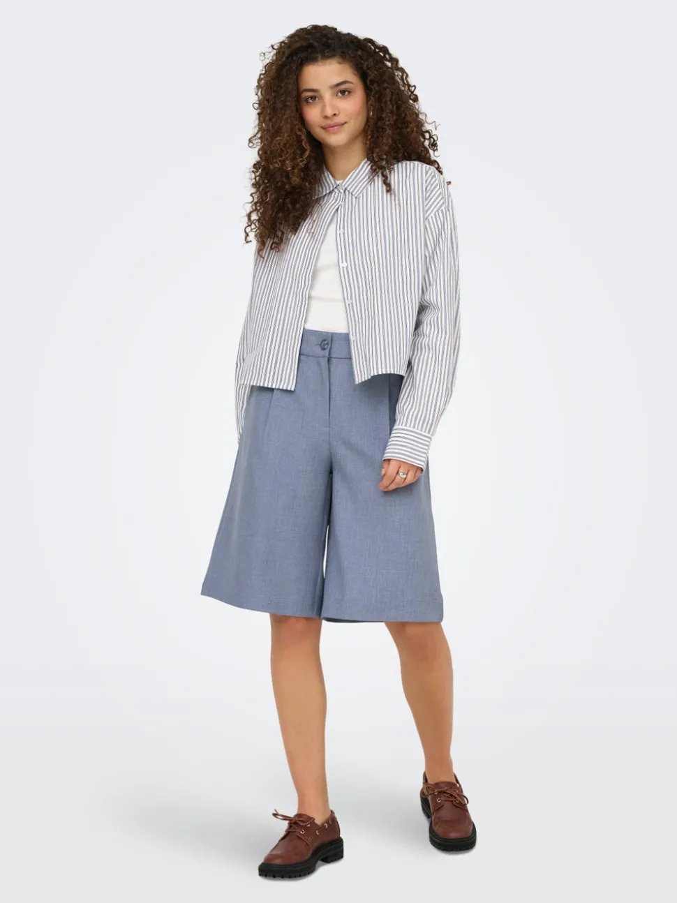 ONLLINDA Hög midja Lös passform Bermudashorts