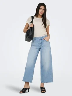 ONLLORAN Medelhög midja Vida ben Jeans