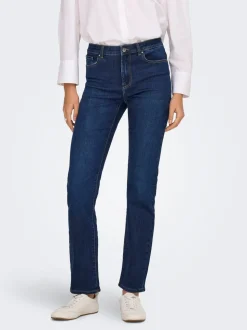 ONLLOUIE Medelhög midja Slim Fit Jeans