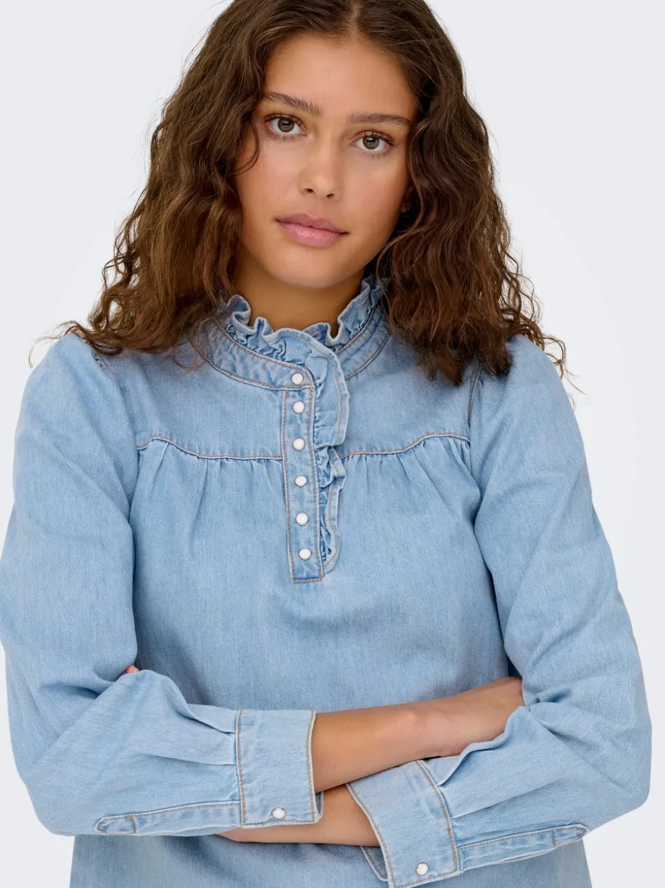 ONLLUCIA Denimskjorta