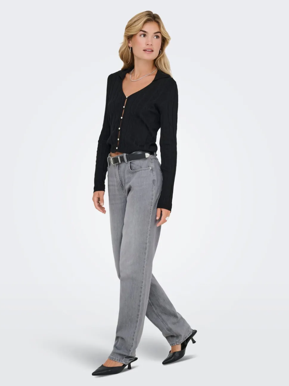 ONLLUMI Medelhög midja Mom Fit Jeans