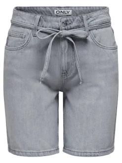 ONLLUMI Medelhög midja Vida ben Denimshorts