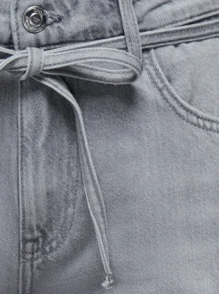 ONLLUMI Medelhög midja Vida ben Denimshorts