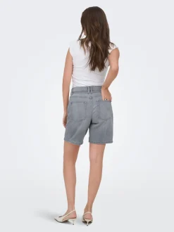 ONLLUMI Medelhög midja Vida ben Denimshorts