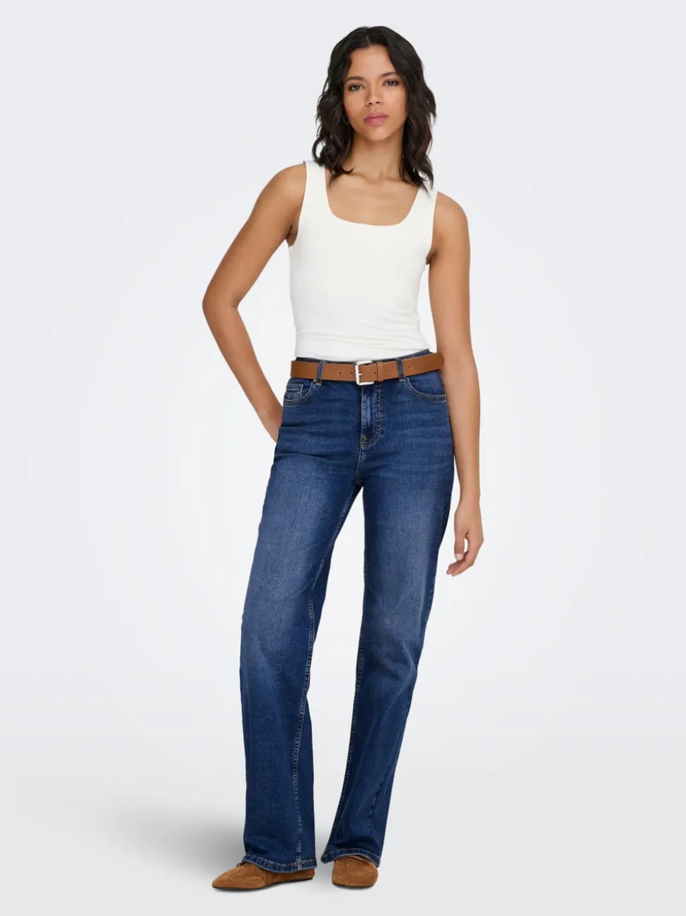 ONLLUNA Hög midja Vida ben Jeans