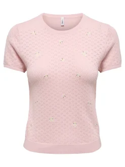 ONLLUNA Stickad T-shirt