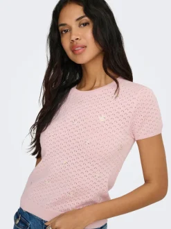 ONLLUNA Stickad T-shirt