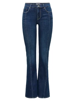 ONLLUSH Medelhög midja Utsvängd retropassform Jeans