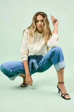 ONLMADDIE Hög midja Vida ben Jeans