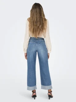 ONLMADDIE Hög midja Vida ben Jeans