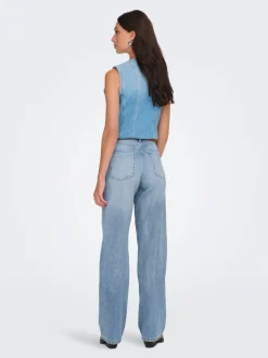 ONLMADDIE-O Hög midja Vida ben Jeans