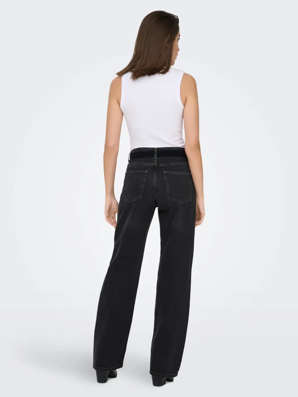 ONLMADDIE-O Hög midja Vida ben Jeans