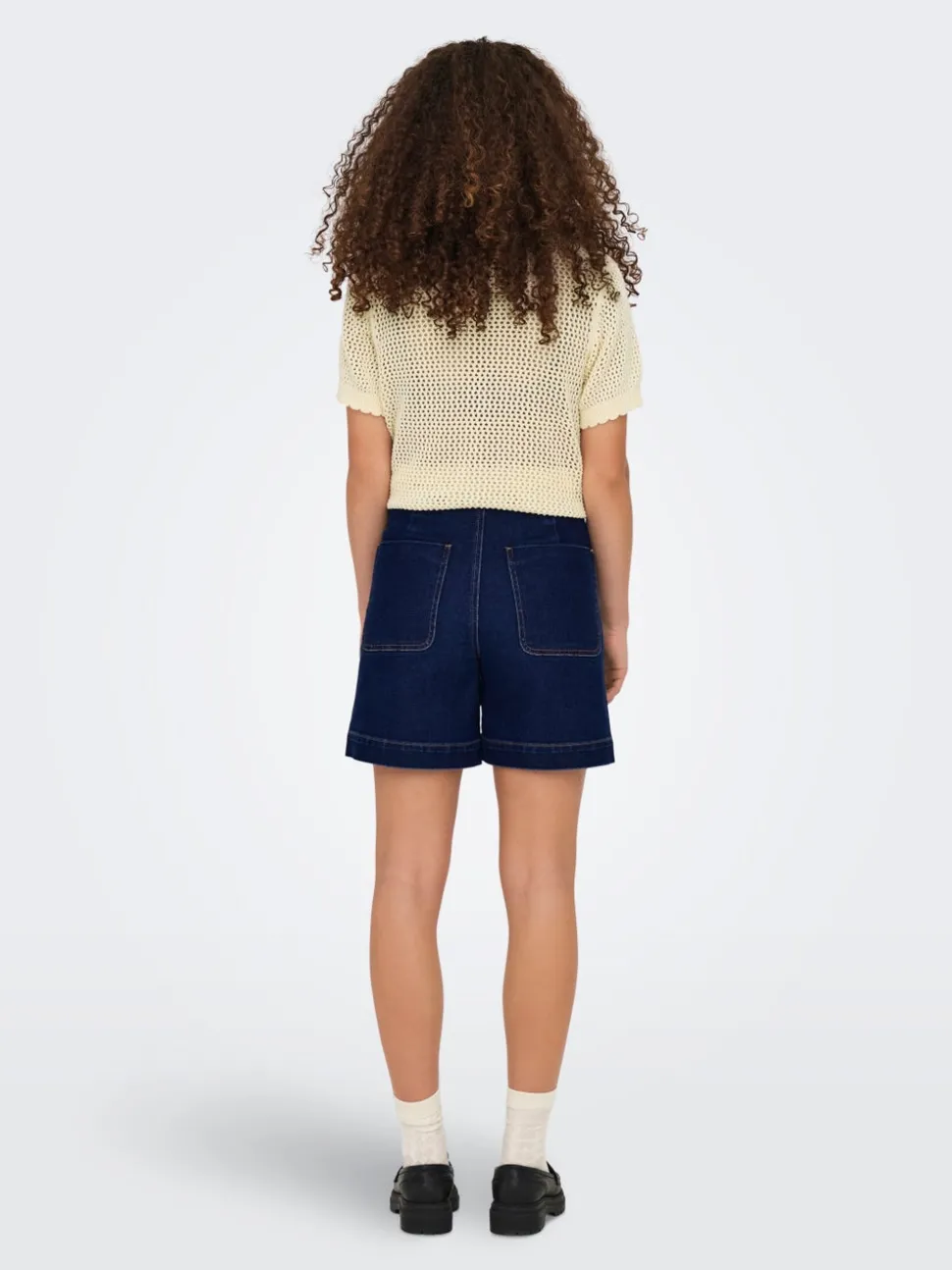 ONLMADELINE Hög midja Normal passform Denimshorts