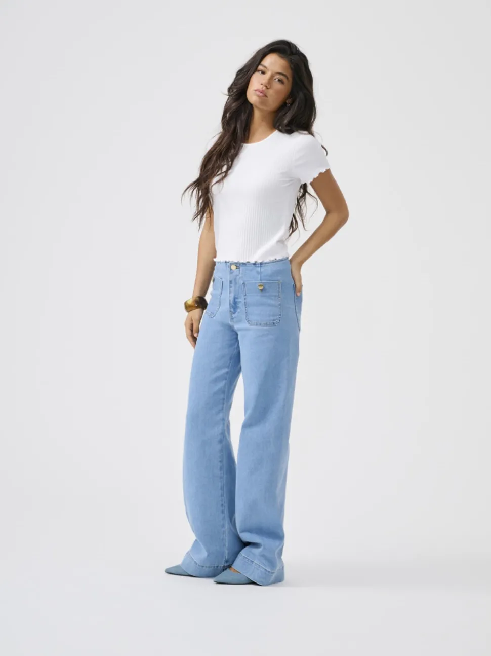 ONLMADELINE Hög midja Vida ben Jeans
