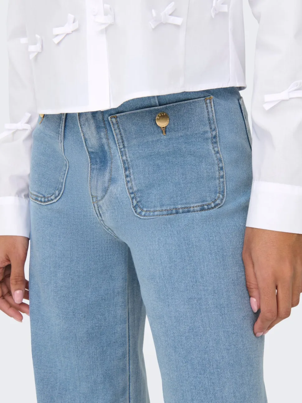 ONLMADELINE Hög midja Vida ben Jeans