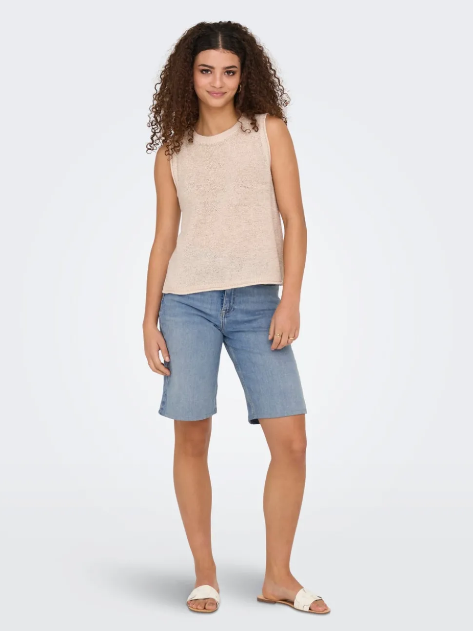 ONLMADISON Hög midja Normal passform Denimshorts