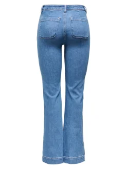ONLMADISON Hög midja Utsvängd passform Jeans