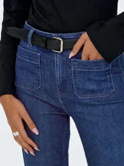 ONLMADISON Hög midja Utsvängd passform Jeans