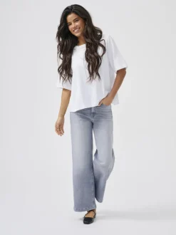 ONLMADISON Hög midja Vida ben Beskuren Jeans
