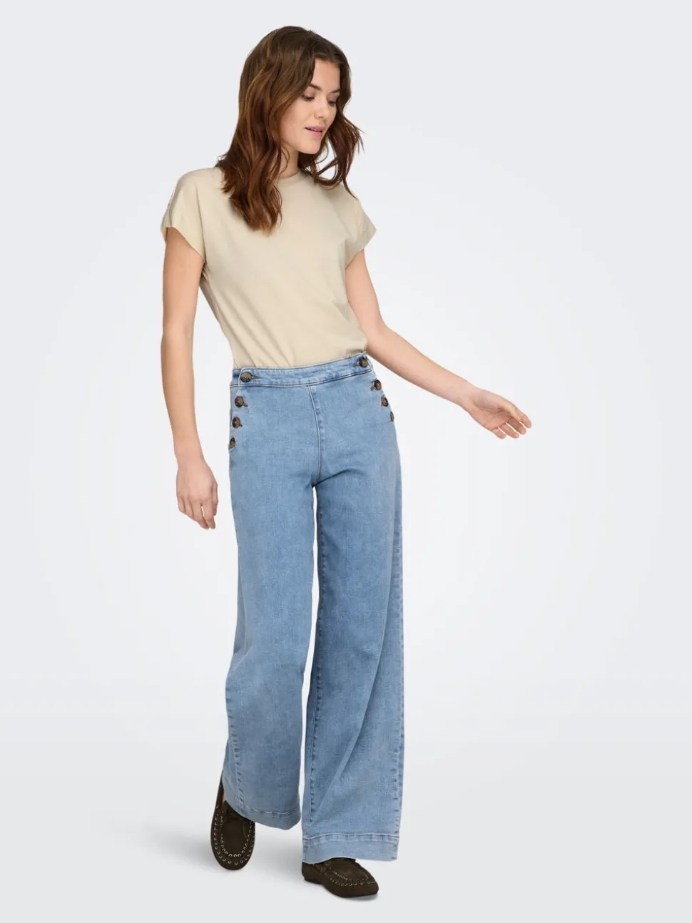 ONLMADISON Hög midja Vida ben Jeans
