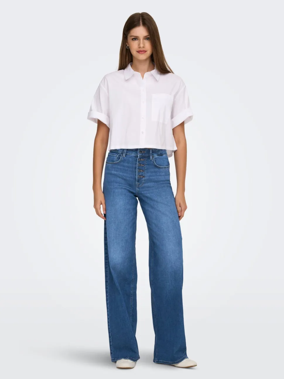 ONLMADISON Hög midja Vida ben Jeans