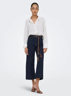 ONLMADISON Hög midja Vida ben Beskuren Jeans
