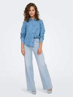 ONLMADISON Hög midja Vida ben Jeans