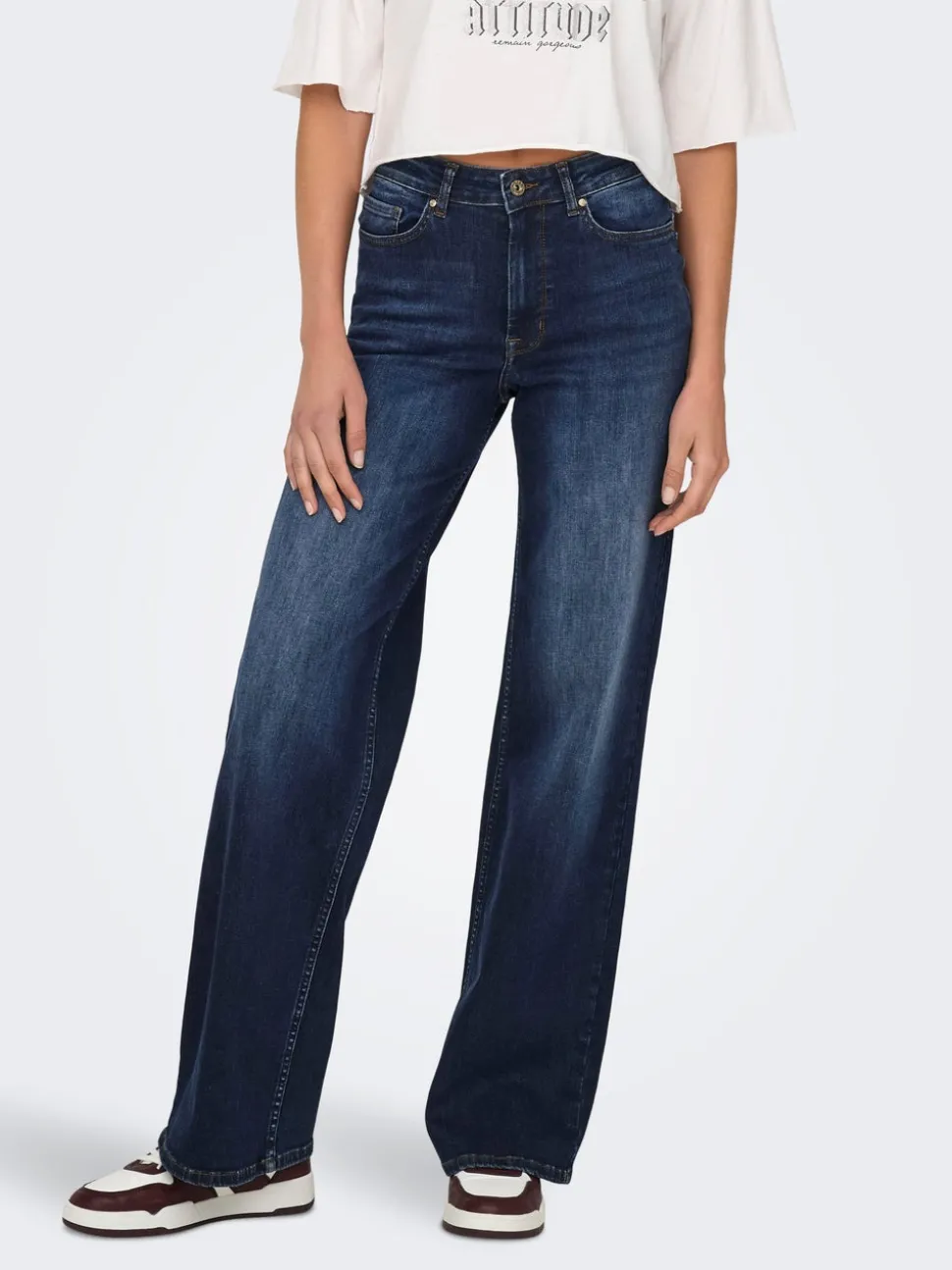 ONLMADISON Hög midja Vida ben Jeans