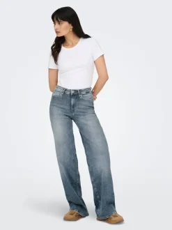 ONLMADISON Hög midja Vida ben Jeans