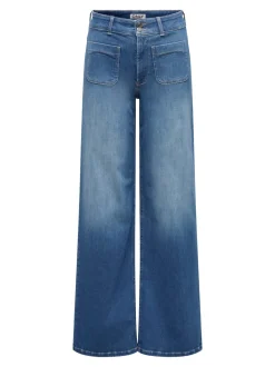 ONLMADISON Hög midja Vida ben Jeans