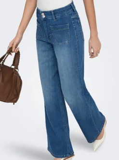 ONLMADISON Hög midja Vida ben Jeans