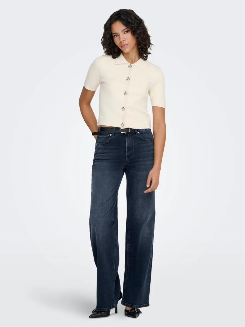 ONLMADISON Hög midja Vida ben Jeans