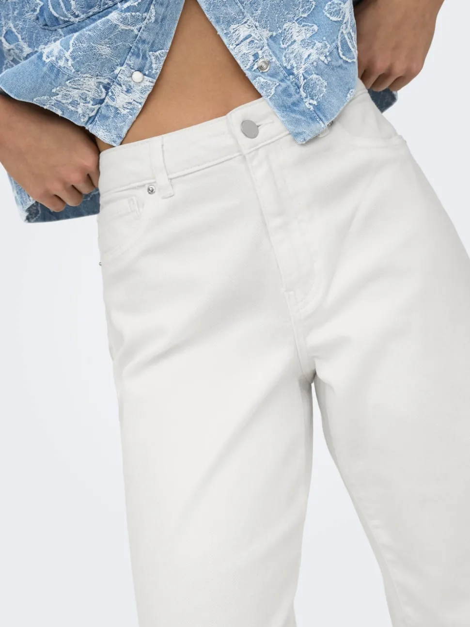 ONLMADISON-SILLE Hög midja Vida ben Jeans