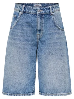 ONLMATE Medelhög midja Baggy Fit Denimshorts