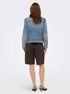 ONLMATE-SILLA Lös passform Denimshorts