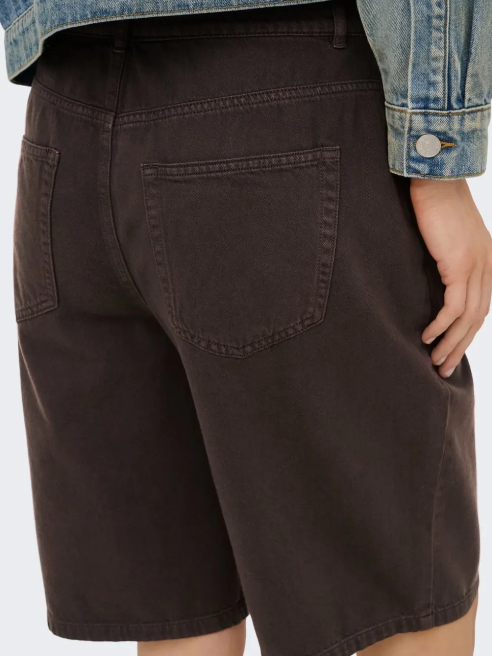 ONLMATE-SILLA Lös passform Denimshorts