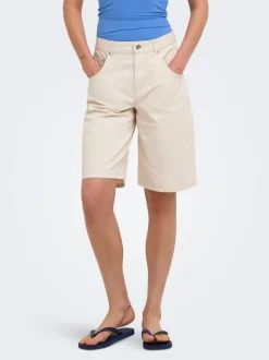 ONLMATE-SILLA Lös passform Denimshorts