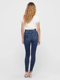 ONLMILA Hög midja Skinny Fit Ankellängd Jeans