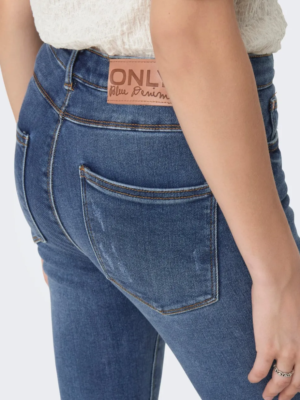 ONLMILA Hög midja Skinny Fit Ankellängd Jeans