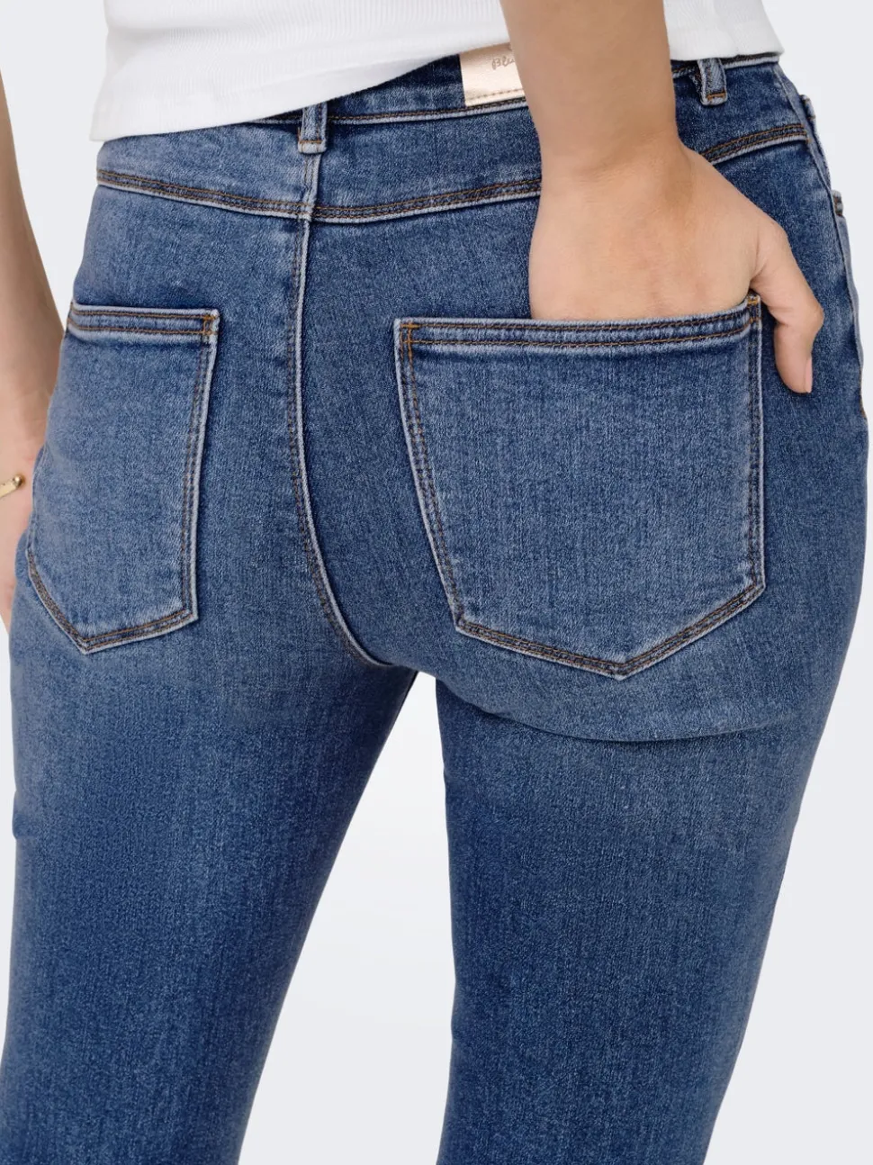ONLMILA Hög midja Skinny Fit Ankellängd Jeans