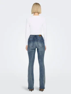 ONLMILA Hög midja Utsvängd passform Jeans