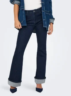ONLMILA Medelhög midja Utsvängd passform Jeans