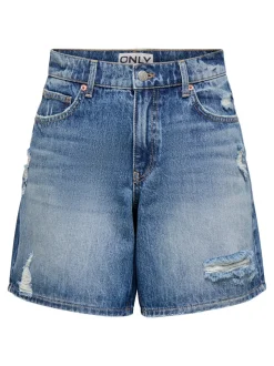 ONLMILTON Medelhög midja Normal passform Denimshorts