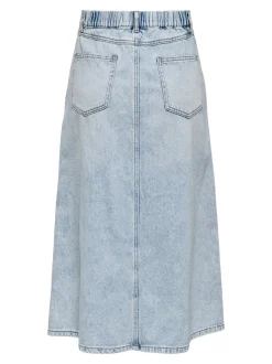 ONLMINDY Denim Jeanskjol Lång kjol