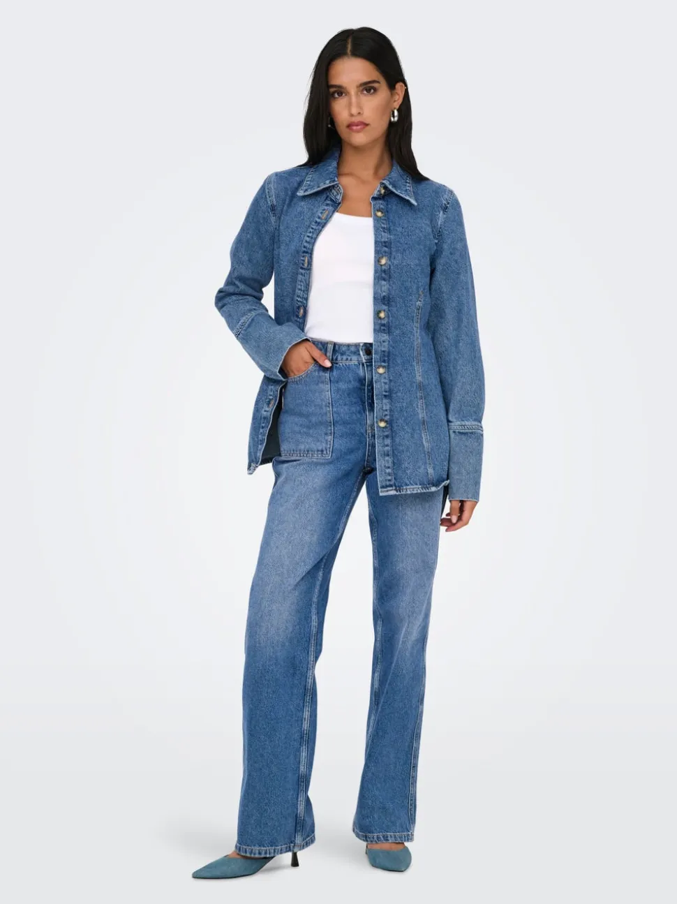 ONLNARA Denimskjorta