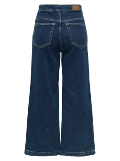 ONLNEW Hög midja Bred passform - Beskuren Beskuren Jeans