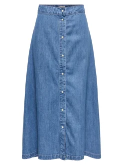 ONLNOEMI Jeanskjol Midikjol