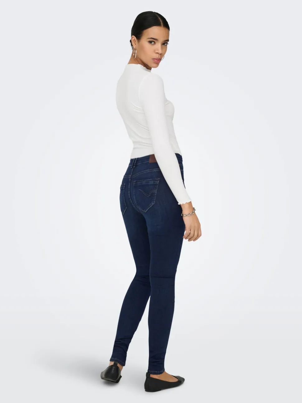 ONLPAOLA Hög midja Skinny Fit Jeans