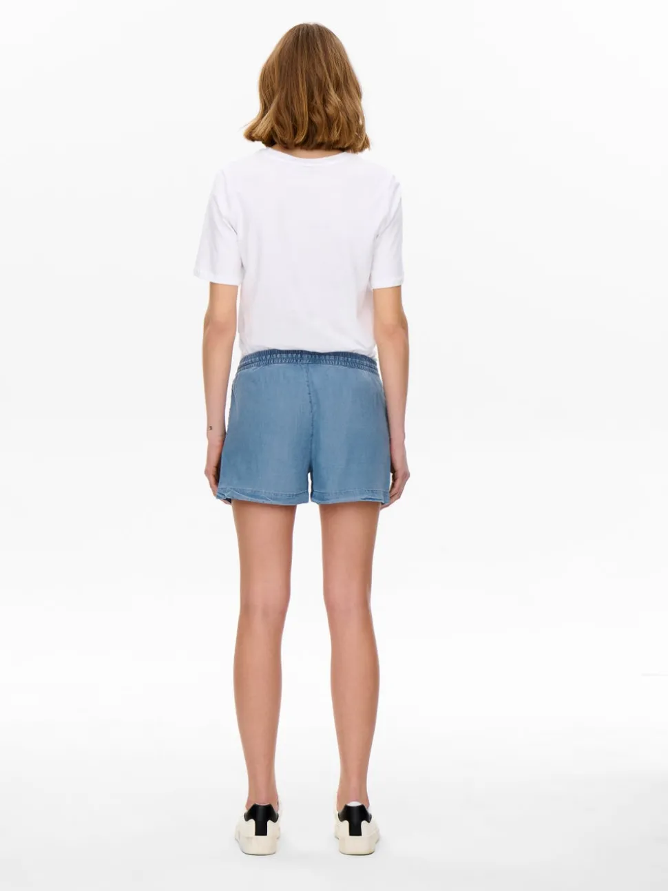 ONLPEMA Medelhög midja Avslappnad Denimshorts